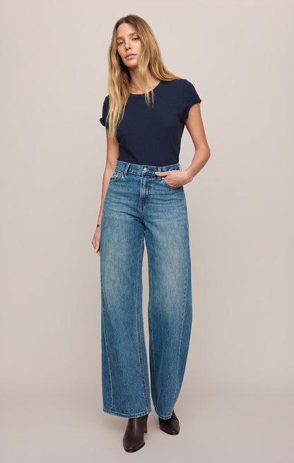 The Head Turner High Rise Wide Leg - Hush