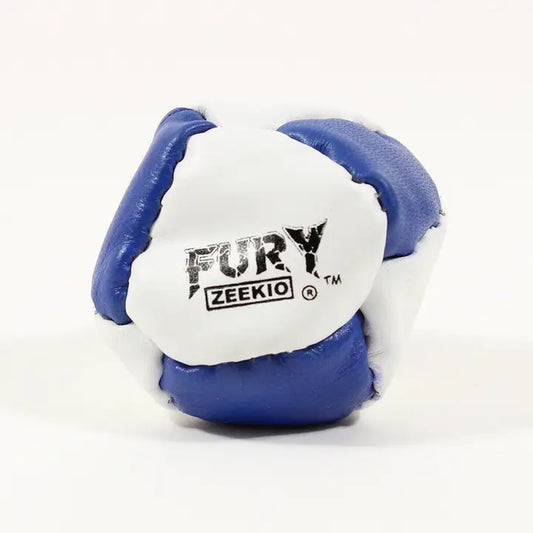 8 Panel Footbag - Blue and White