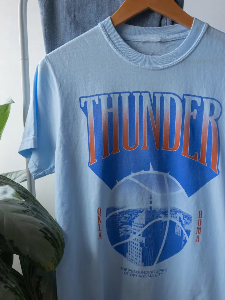 Resounding Spirit Tee - Light Blue