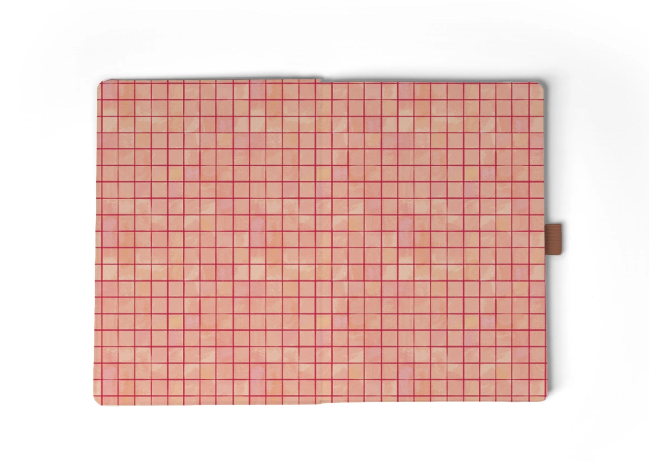 Wild Garden Soft Touch Hardbound Layflat Notebook