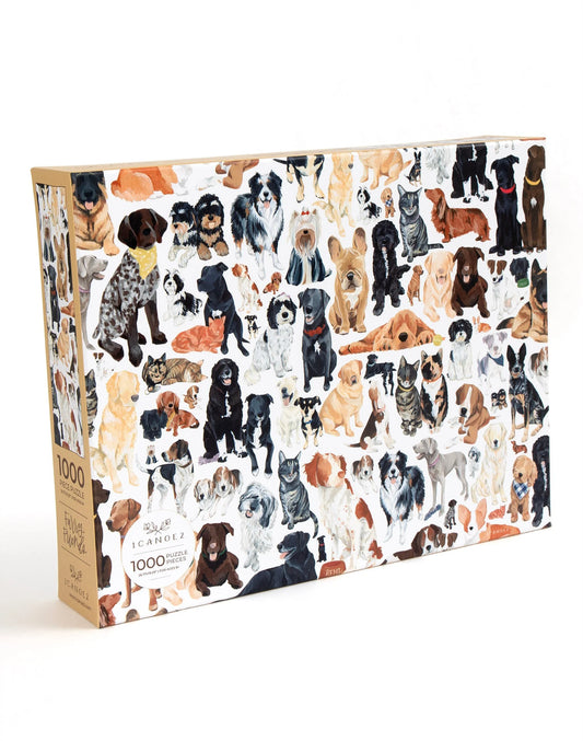 Furry Friends - 1,000 Piece Dog & Cat Jigsaw Puzzle