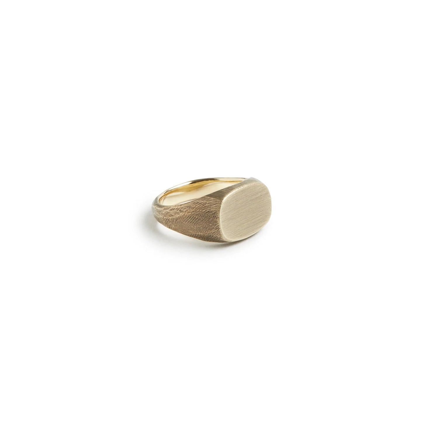 Signet Ring - Brass/Work Patina - 9
