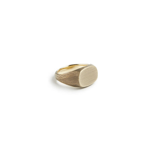 Signet Ring - Brass/Work Patina - 10.5