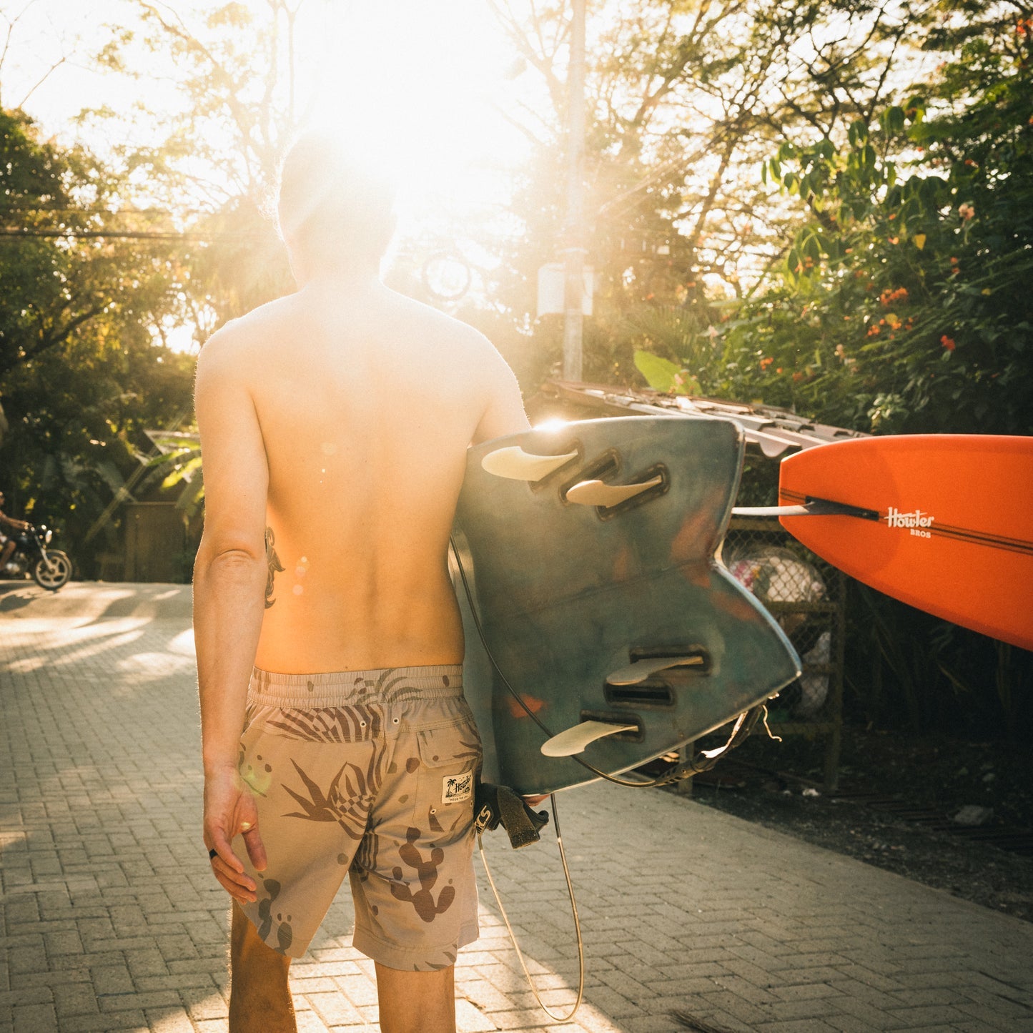 Final Sale - Deep Set Boardshorts - Forest Floor : Natural