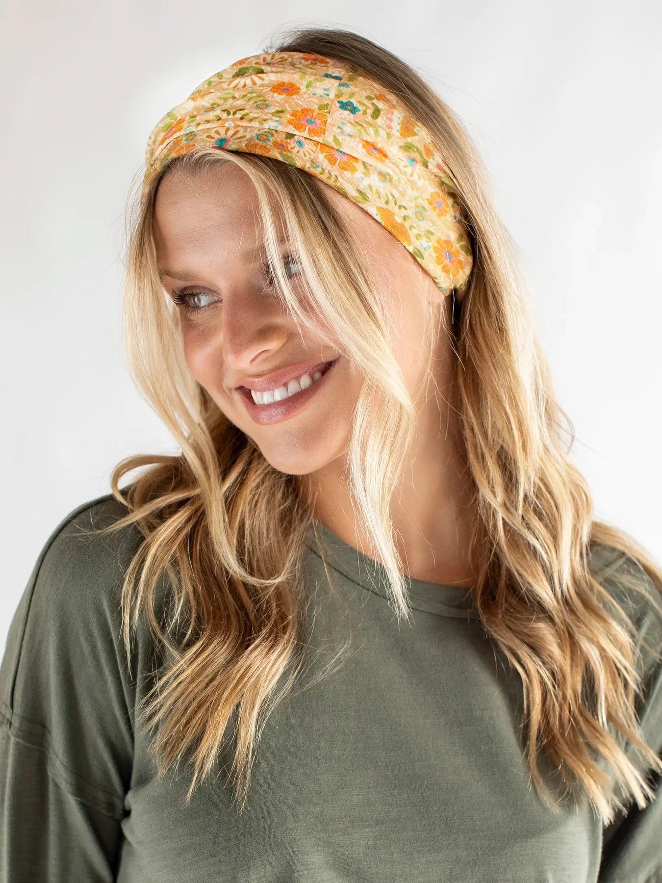 Half Bandeau - Yellow Mandela