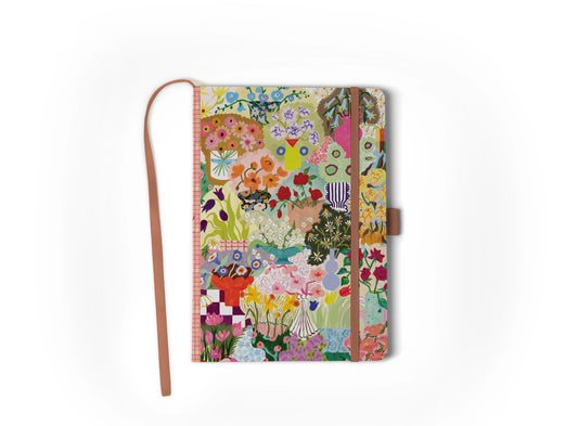 Wild Garden Soft Touch Hardbound Layflat Notebook