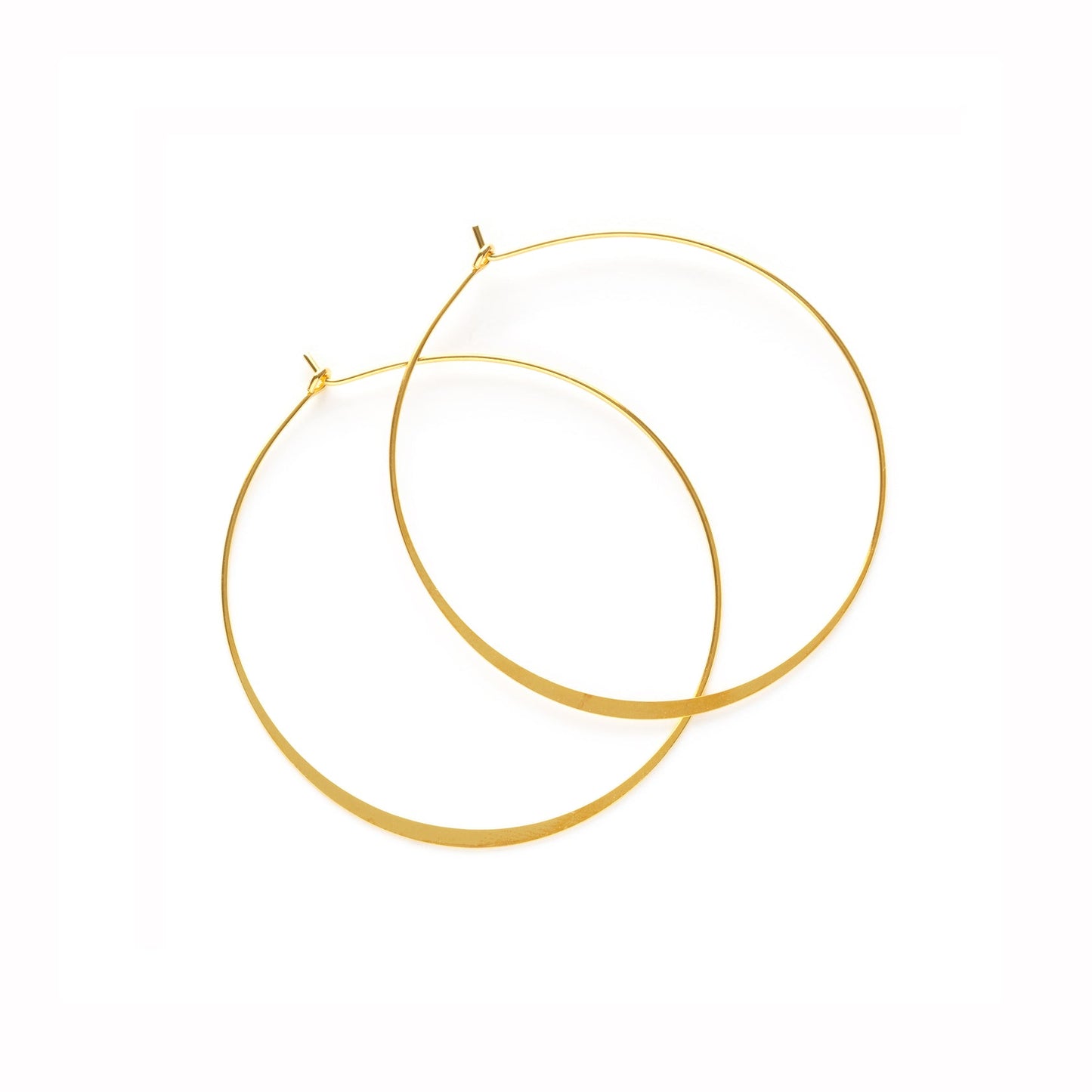 1.5" Classic Hoops - Gold
