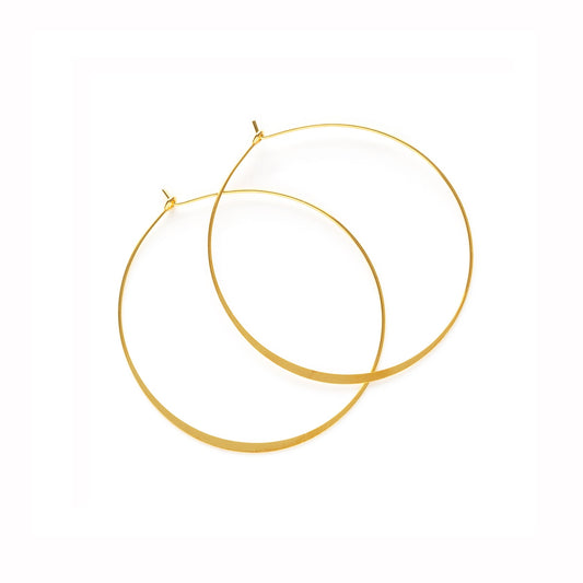 1.5" Classic Hoops - Gold