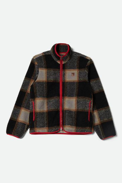 Buffalo Plaid Sherpa - Black/Cream