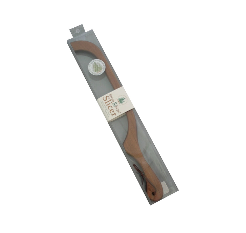 Bread & Bagel Slicer - Walnut Finish