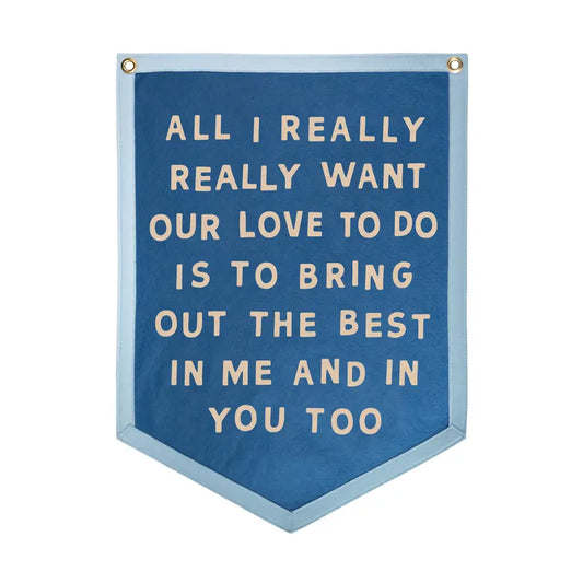 Joni Mitchell All I Want Camp Flag