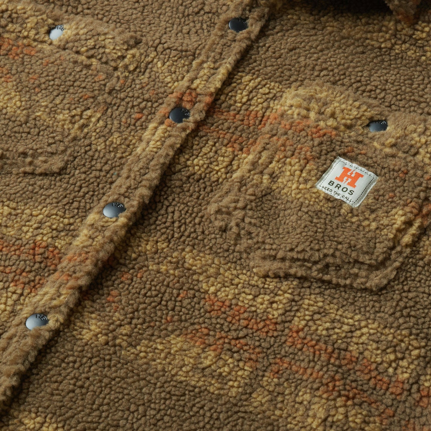 Allegheny Fleece Overshirt : Mescal Stripe - Earth