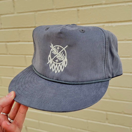 Osage Rope Hat - Dark Grey