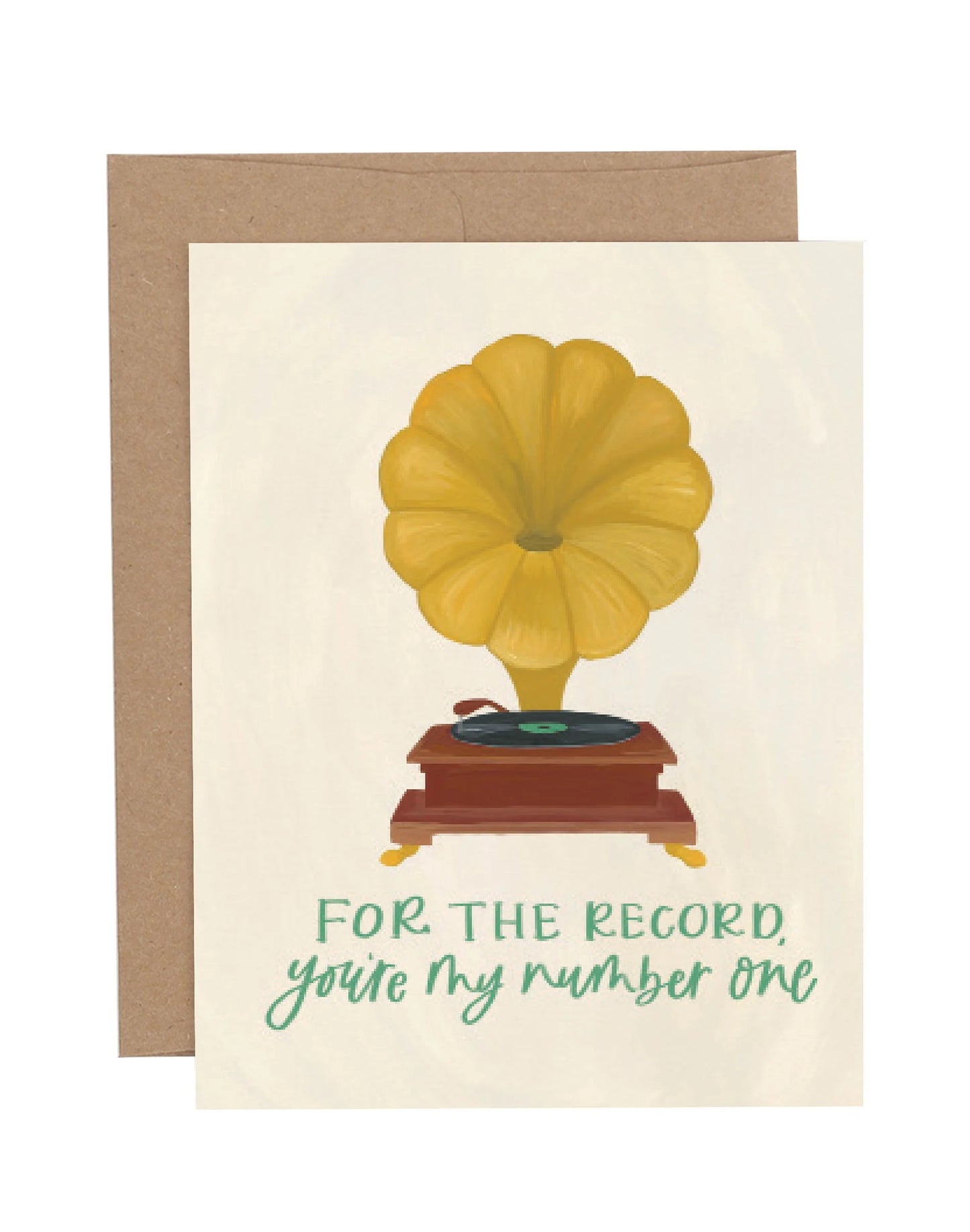 For The Record Player Card