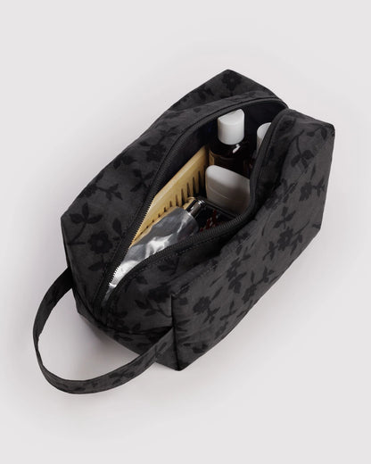 Dopp Kit - Charcoal Ditsy Floral