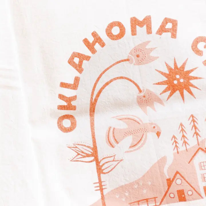 Oklahoma City Hometown Tea Towel