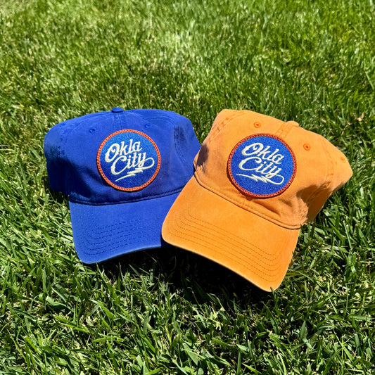 Okla City Script Patch Dad Hat
