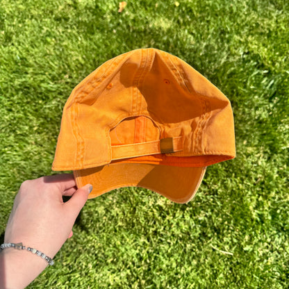 Okla City Script Patch Dad Hat - Orange
