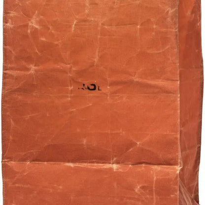 Waxed Cotton Grocery Bag - 40L Brown