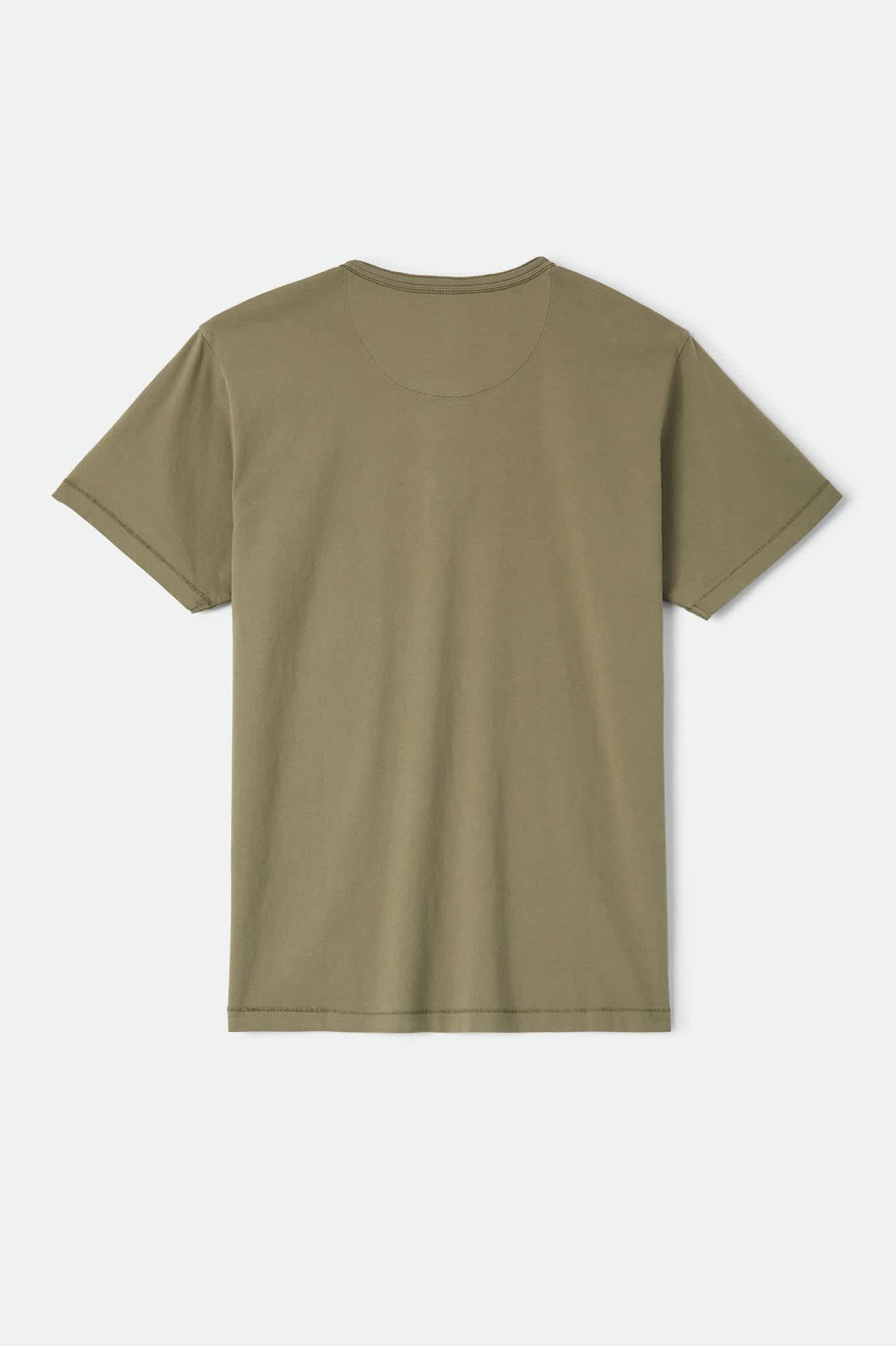 Baseline Henley T-Shirt - Olive Surplus Vintage Wash