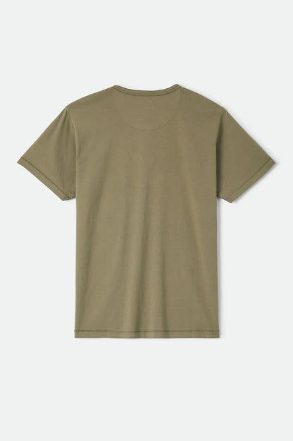 Baseline Henley T-Shirt - Olive Surplus Vintage Wash