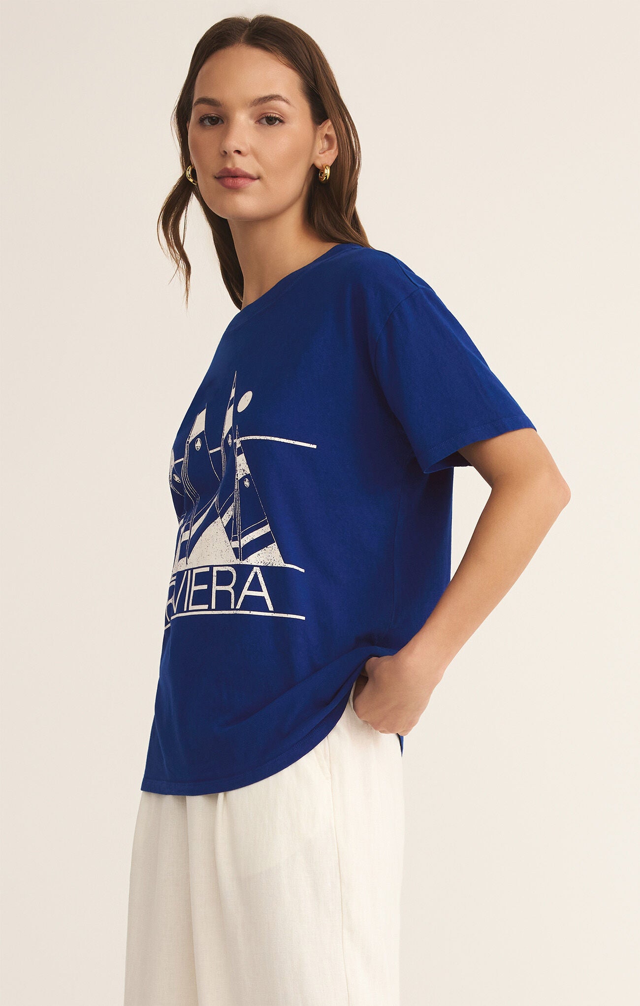 Riviera Boyfriend Tee - Oceanside