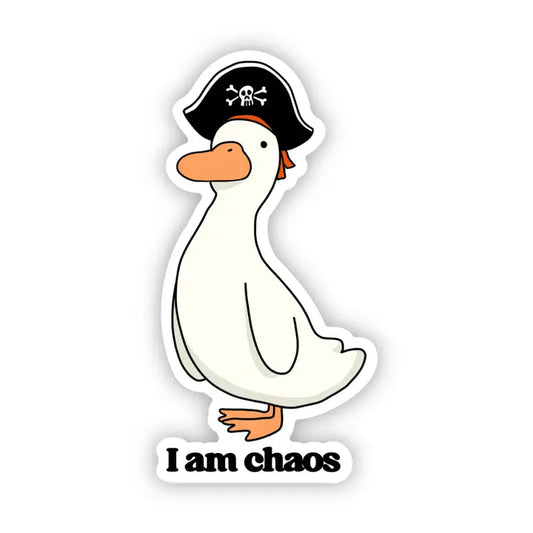I Am Chaos Goose Sticker