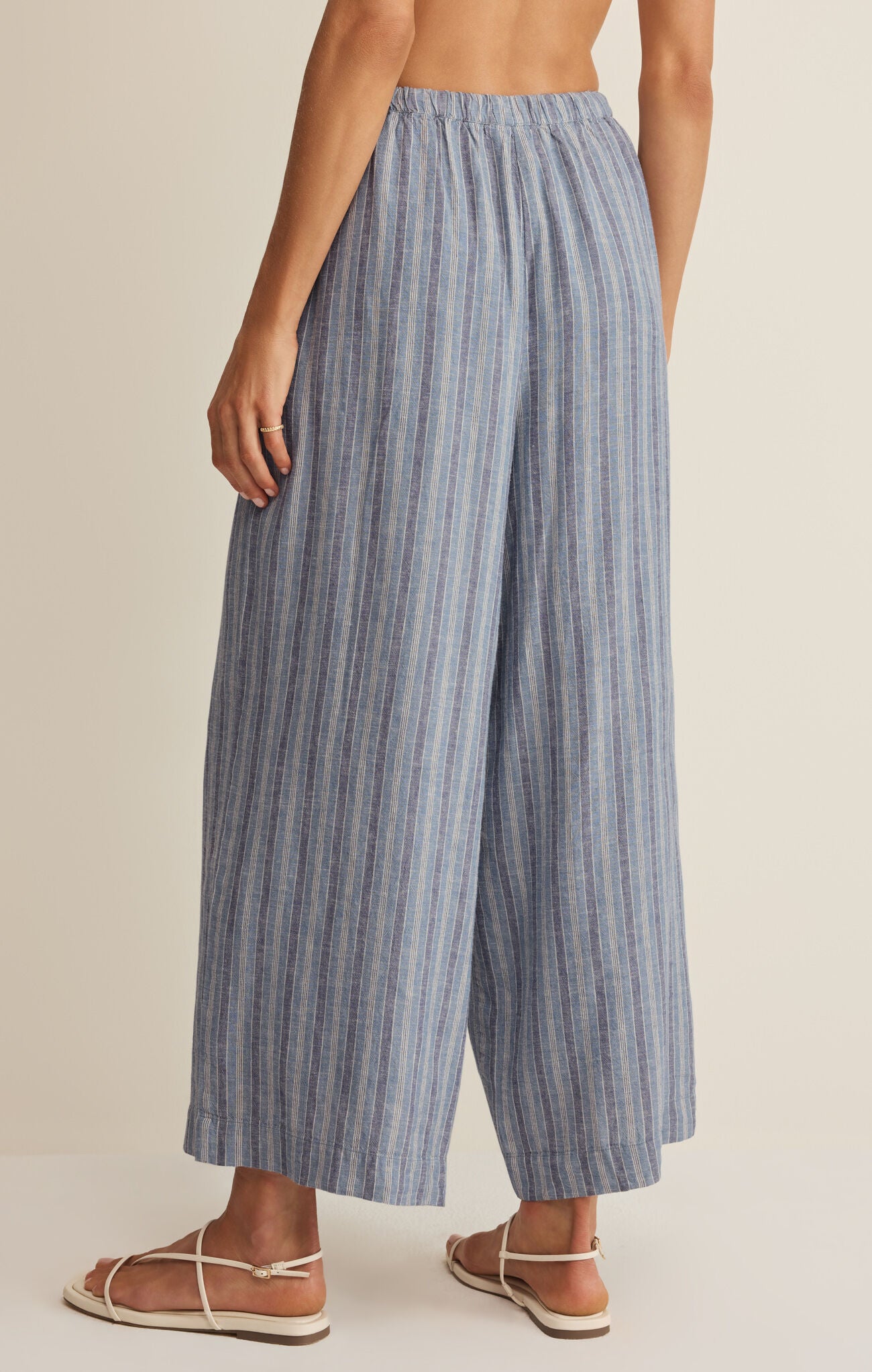 The Perfect Striped Pant - Indigo