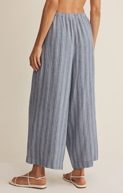 The Perfect Striped Pant - Indigo