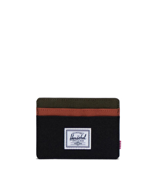 Charlie Cardholder Black/Ivy