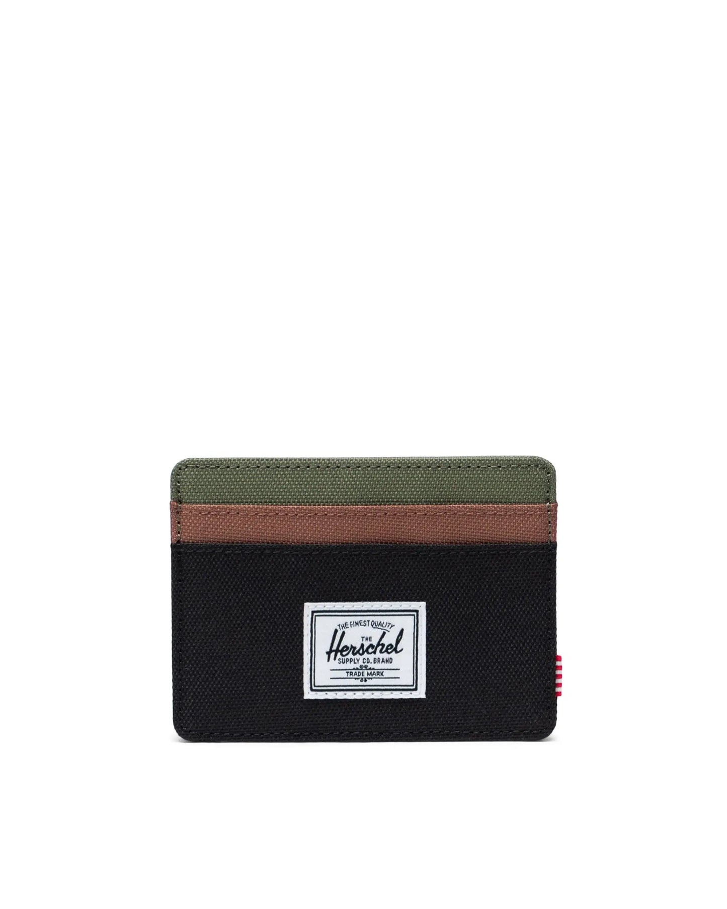 Charlie Cardholder Black/Four Leaf Clover