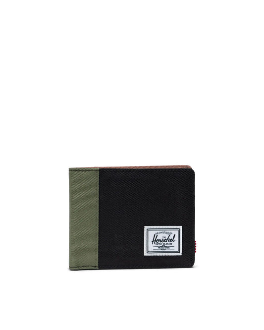 Roy Coin Wallet - Black/Four Leaf Clover