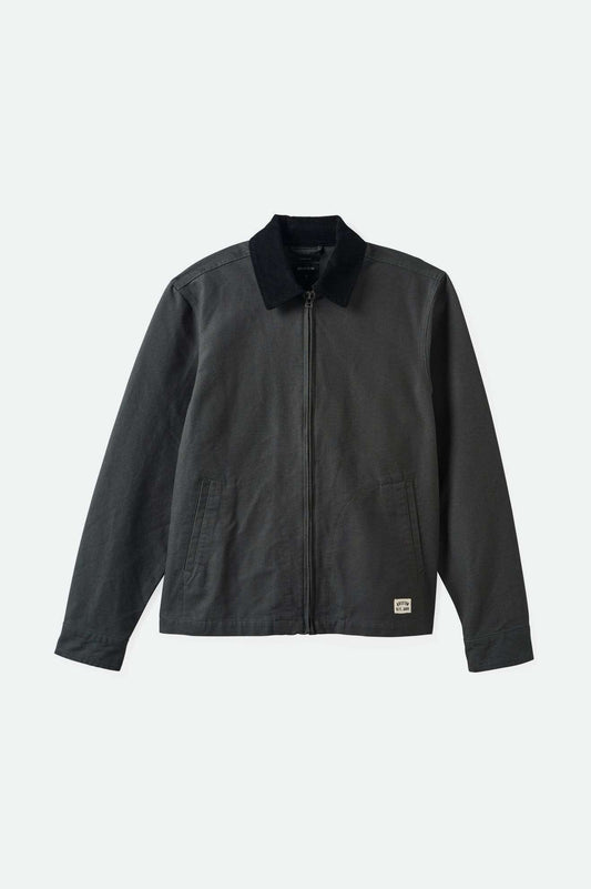 Mechanic Garage Zip Jacket - Washed Black