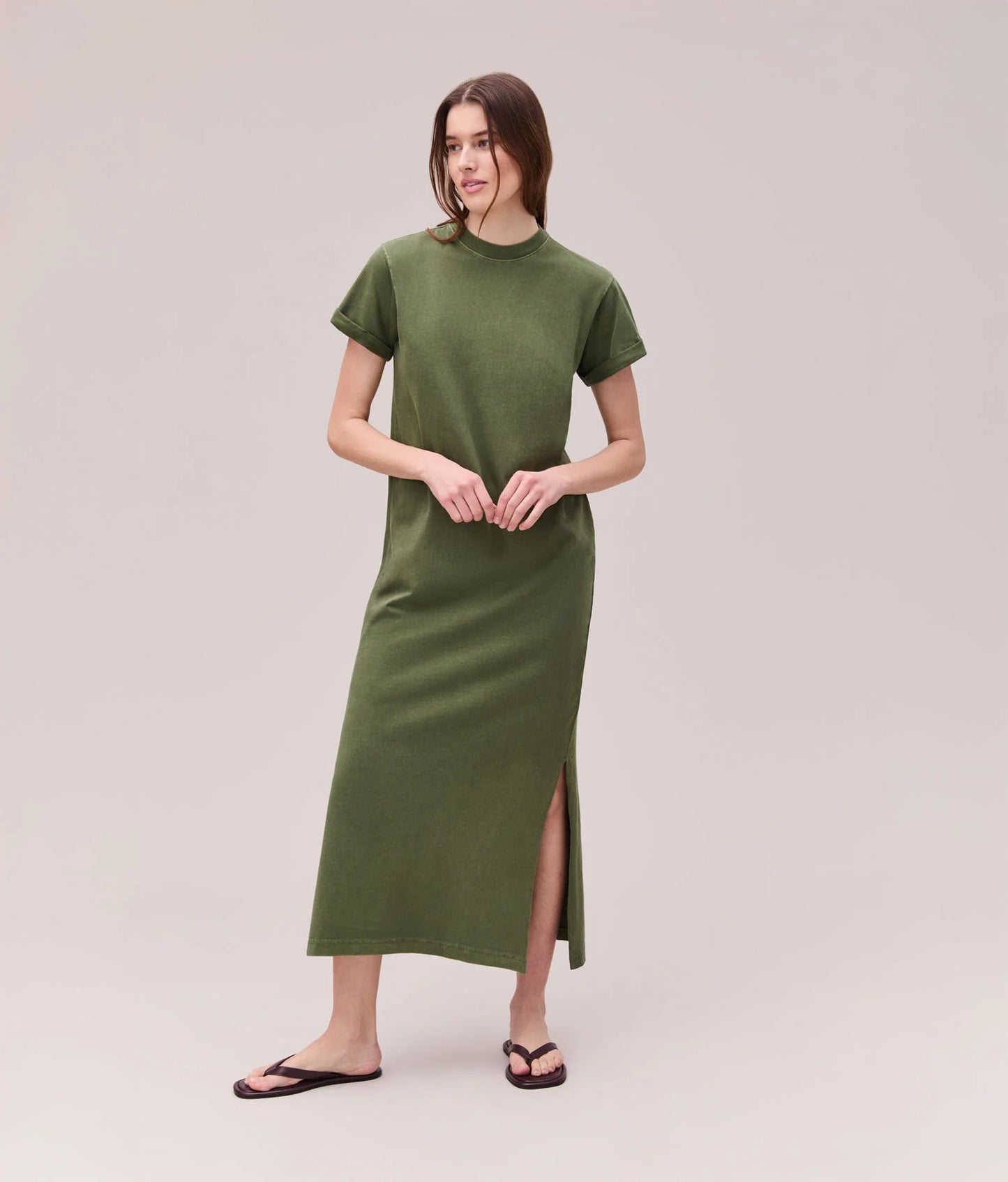The Relaxed Tee Dress - Cypress