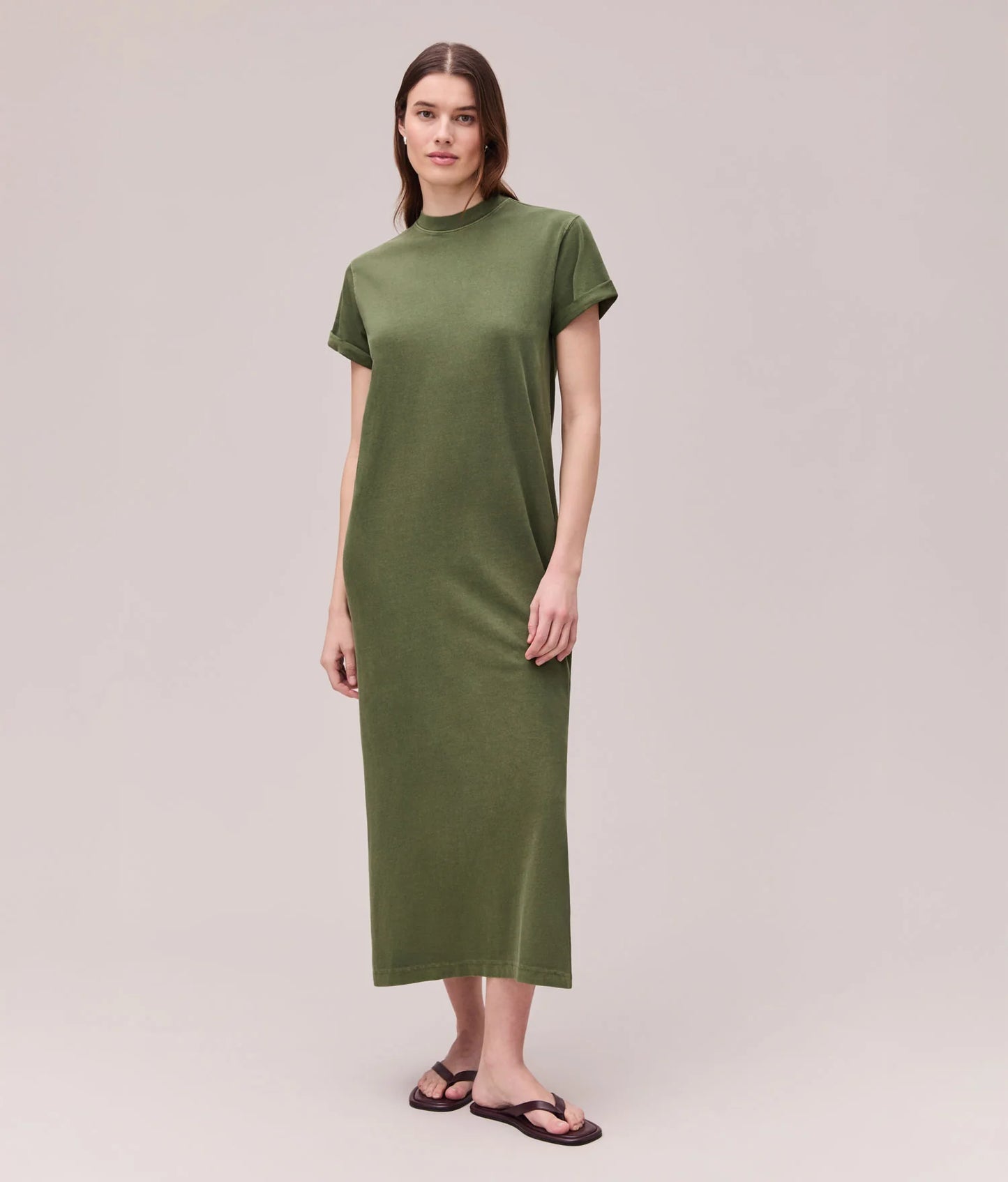 The Relaxed Tee Dress - Cypress