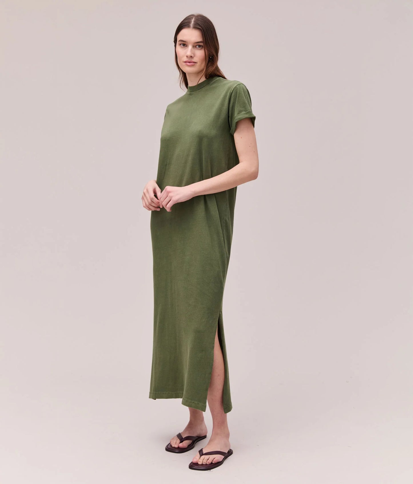 The Relaxed Tee Dress - Cypress