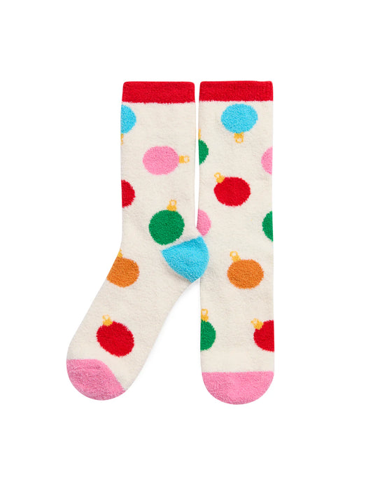 Ornament Socks - Ivory