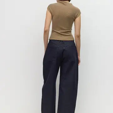 The Trinity Top - Brown/Cream