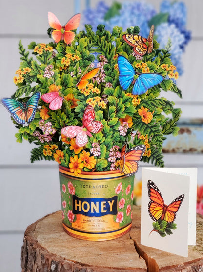 Butterflies & Buttercups - FreshCut Paper Pop Up Card