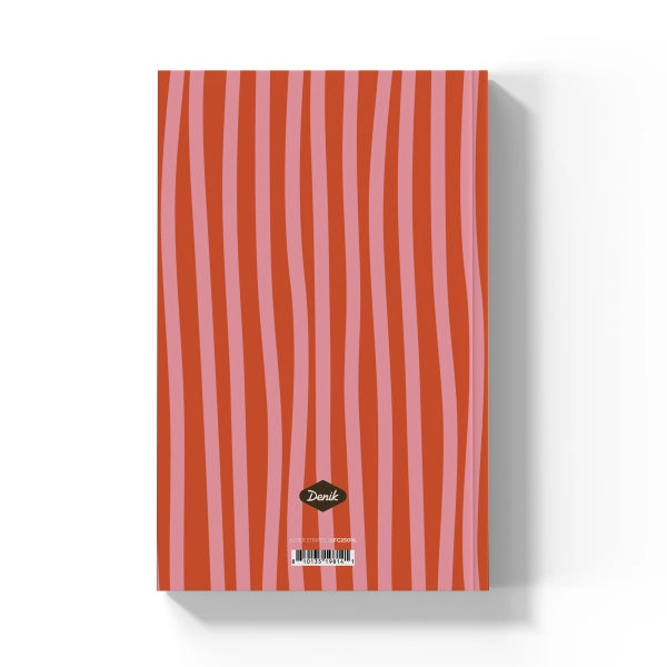 Daisy Stripes Soft Touch Classic Layflat Notebook
