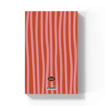 Daisy Stripes Soft Touch Classic Layflat Notebook