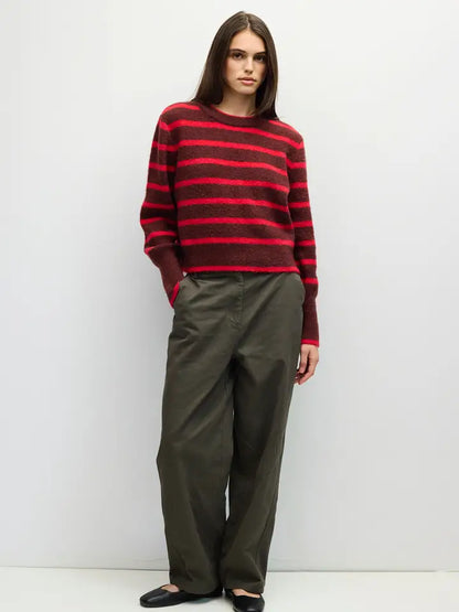 The Mckenzie Sweater - Brown/Red