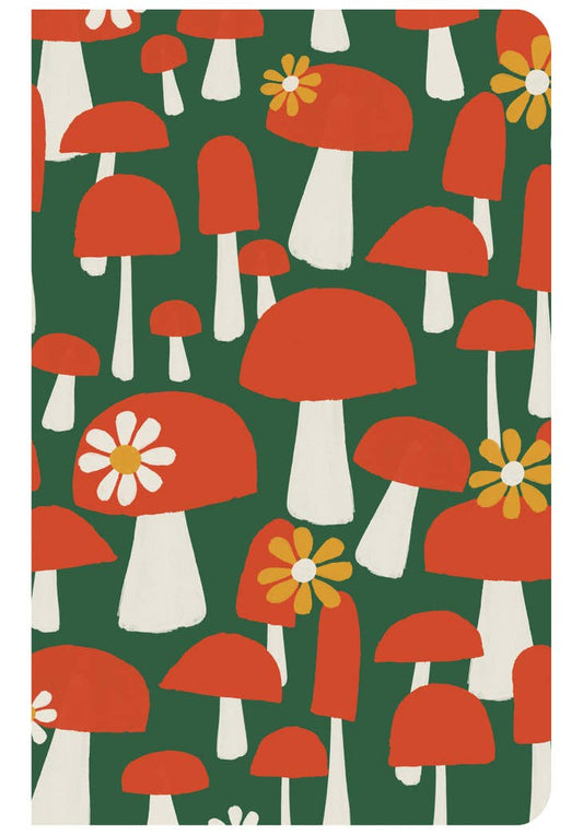 Groovy Mushrooms Layflat Notebook