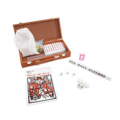 Mini Travel Mahjong Set - Saddle