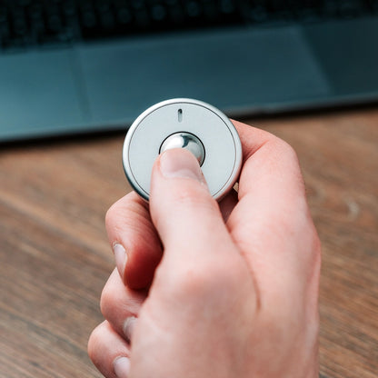 Aluminum Scroller Fidget - Grey