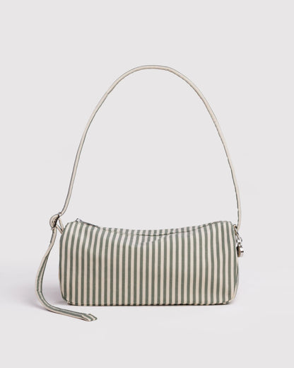 Nylon Loaf Bag - Sage Stripe