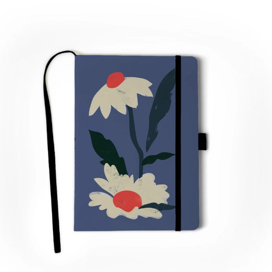 Daisy Stem Soft Touch Hardbound Layflat Notebook