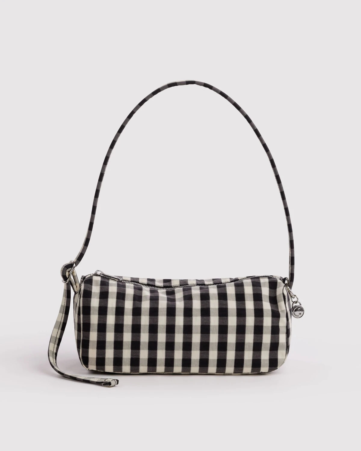 Nylon Loaf Bag - Black & Cream Gingham