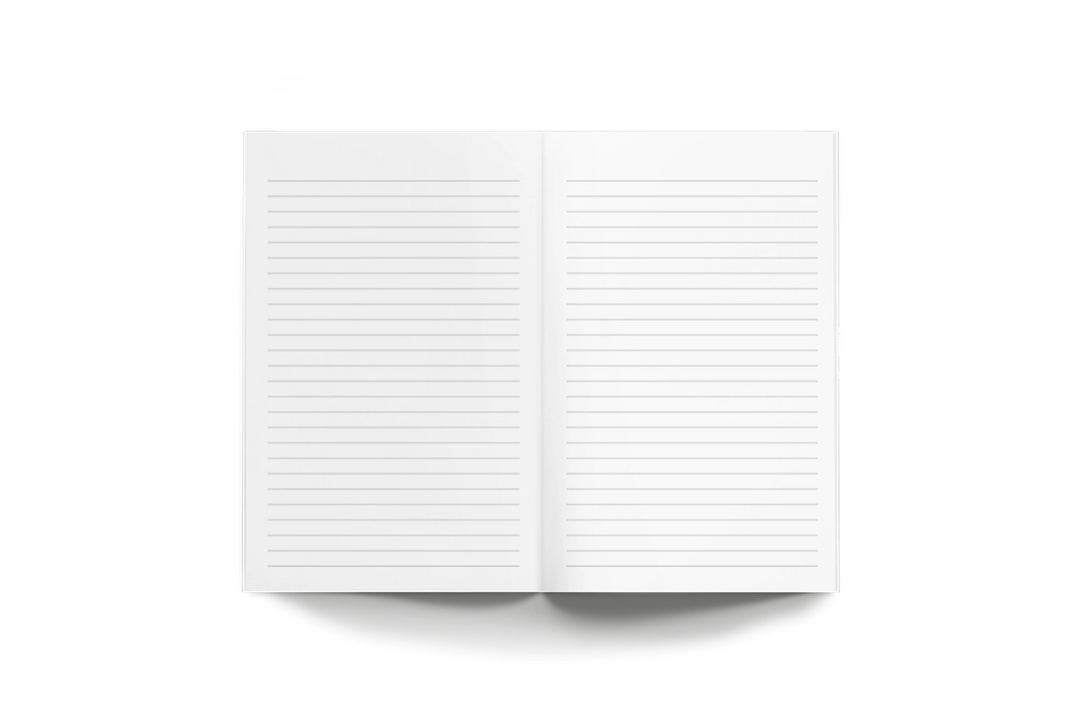 Lemon Grid Lemon Grid Classic Layflat Notebook – Blue Seven