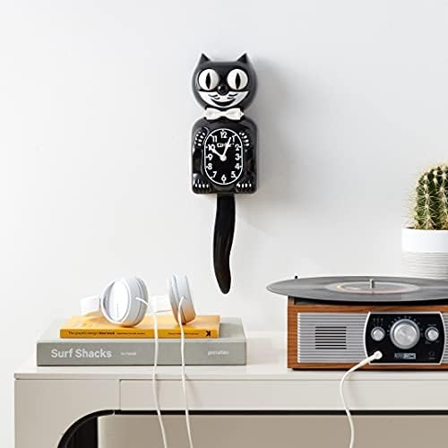 Classic Black Kit Cat Klock